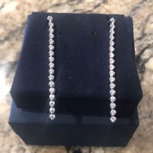 Gorgeous diamond drop earrings